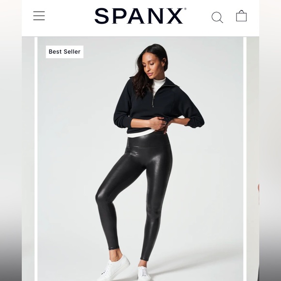 SPANX Bestselling Faux Leather Pants - Picture 1 of 5